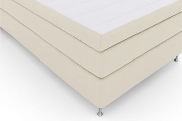 Select No 5 Komplett Sängpaket 120x200 Medium Latex - Beige/Silver - Products - Möbler - Säng - Enkelsäng