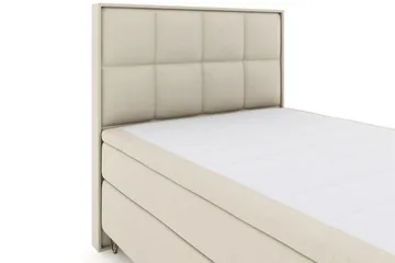 Select No 5 Komplett Sängpaket 140x200 Fast/Medium Watergel - Beige/Metall V-form - Products - Möbler - Säng - Kontinentalsäng