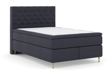Select No 5 Komplett Sängpaket 140x200 Fast/Medium Watergel - Blå/Guld - Products - Möbler - Säng - Kontinentalsäng
