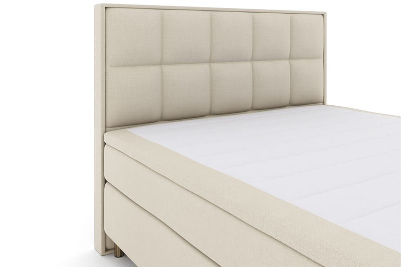 Select No 5 Komplett Sängpaket 210x210 Fast Watergel - Beige/Koppar - Products - Möbler - Säng - Kontinentalsäng
