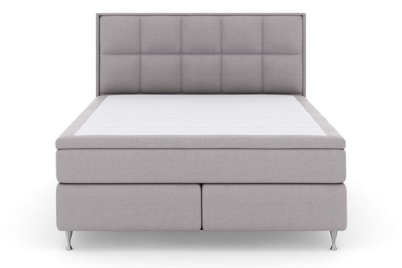 Select No 5 Komplett Sängpaket 210x210 Fast Watergel - Ljusgrå/Silver - Products - Möbler - Säng - Kontinentalsäng