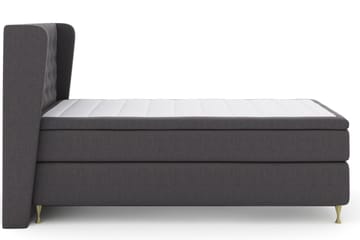 Select No 6 Komplett Sängpaket 120x200 Fast Latex/Memory - Mörkgrå/Guld - Products - Möbler - Säng - Enkelsäng