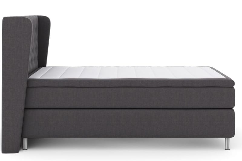 Select No 6 Komplett Sängpaket 120x200 Medium Watergel - Mörkgrå/Metall - Products - Möbler - Säng - Enkelsäng