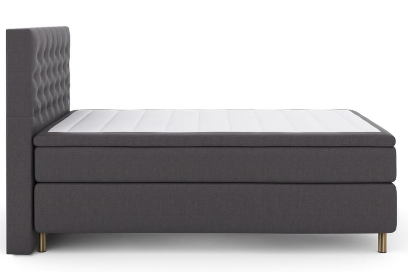 Select No 6 Komplett Sängpaket 140x200 Fast Latex/Memory - Mörkgrå/Koppar - Products - Möbler - Säng - Kontinentalsäng