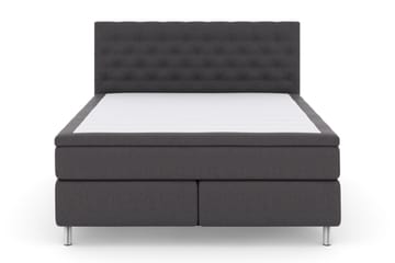 Select No 6 Kontinentalsäng 160x200 Fast Watergel - Mörkgrå/Metall - Products - Möbler - Säng - Kontinentalsäng