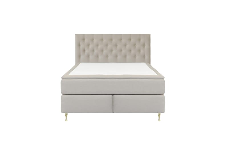 Select No 6 Kontinentalsäng 180x200 Fast Memory/Pocket, Beige/Guld