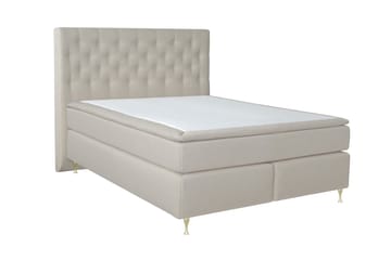 Select No 6 Kontinentalsäng 210x210 Fast/Medium Watergel - Beige/Guld - Products - Möbler - Säng - Kontinentalsäng