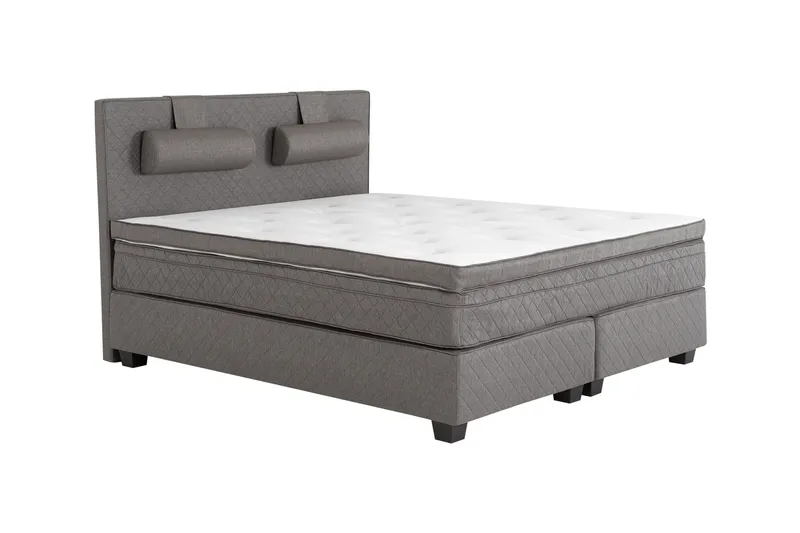 Sundborn Kontinentalsäng 210x200, Grå