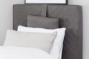 Sundborn Ramsäng 80x200 Medelfast Latex - Grå - Products - Möbler - Säng - Enkelsäng