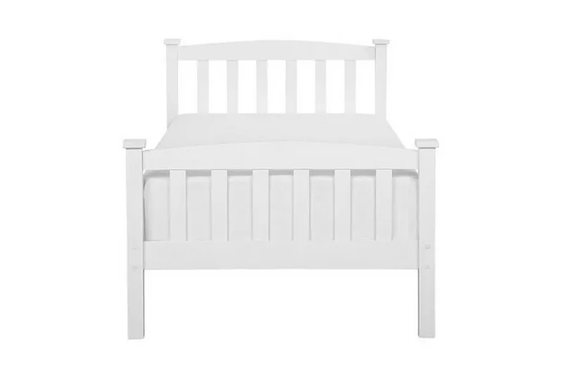 Traycee Säng Trä 90x200 cm - Vit - Products - Möbler - Säng - Sängram & sängstomme