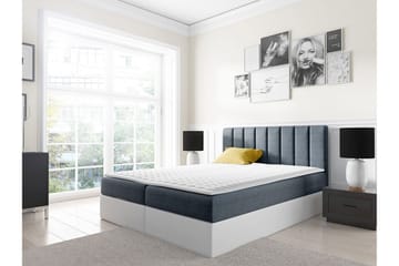 Vasil Kontinentalsäng 200x200 - Grå - Products - Möbler - Säng - Säng med förvaring