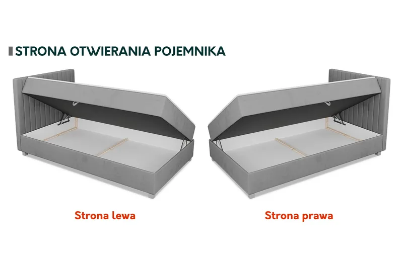 Veyran Sängpaket Kontinentalsäng med Förvaring 90x200 cm - Rosa - Products - Möbler - Säng - Komplett sängpaket