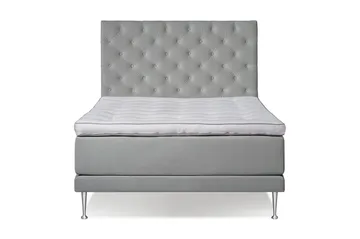 Med sänggavel - Ljusgrå