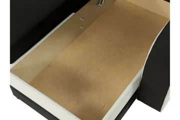 Alvared 3-sits Hörnbäddsoffa Universal - Blå/Vit - Products - Möbler - Soffa - Bäddsoffa - Bäddsoffa längsbäddad