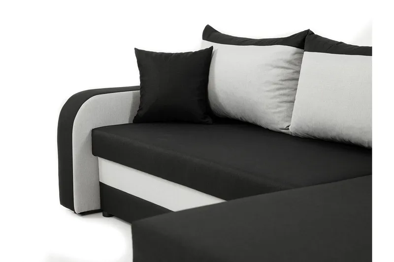 Alvared 3-sits Hörnbäddsoffa Universal - Ljusgrå - Products - Möbler - Soffa - Bäddsoffa - Bäddsoffa divan