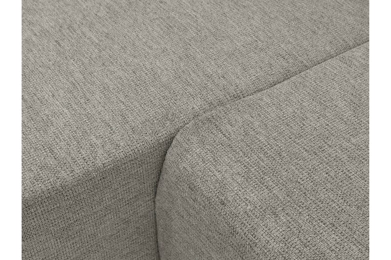 Barile Bäddsoffa med Divan 3-sits i Plysch - Grå - Products - Möbler - Soffa - Bäddsoffa - Bäddsoffa divan