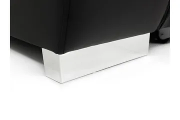 Cerys Bäddsoffa med Divan Vändbar - Svart - Products - Möbler - Soffa - Bäddsoffa - Bäddsoffa längsbäddad