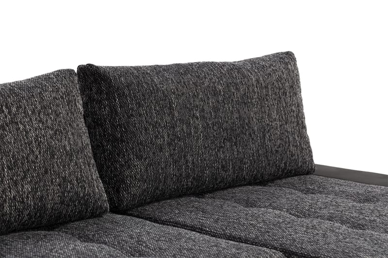 Cillo 2-sits Bäddsoffa - Svart/Grå - Products - Möbler - Soffa - Bäddsoffa - U bäddsoffa