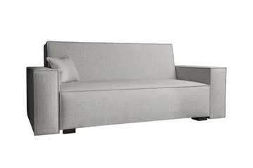 Denegal 2-sits liten bäddsoffa i Tyg - Grå - Products - Möbler - Soffa - Bäddsoffa - 2 sits bäddsoffa