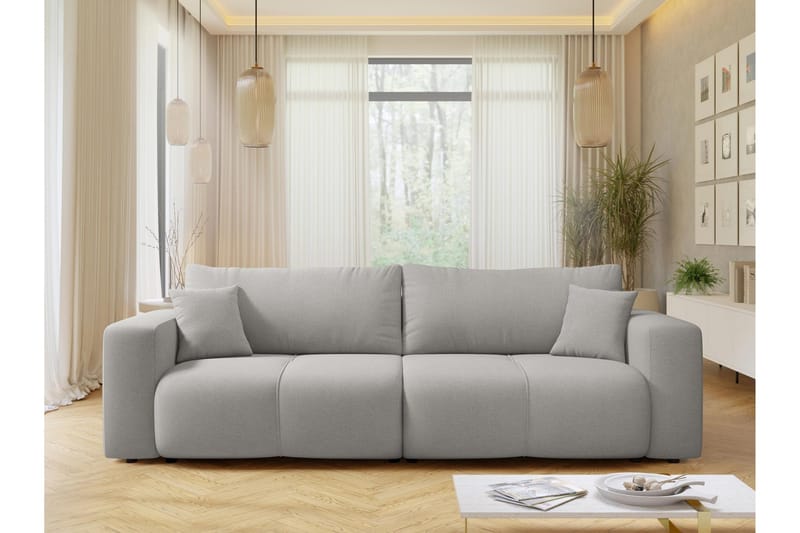Flo Bäddsoffa 3-sits - Grå - Products - Möbler - Soffa - Bäddsoffa - 3 sits bäddsoffa