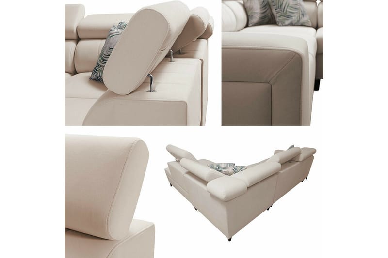 Galbally 3-sits Hörnbäddsoffa beige - Products - Möbler - Soffa - Bäddsoffa - Hörnbäddsoffa