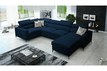 Galbally 5-sits Hörnbäddsoffa Dark blue - Products - Möbler - Soffa - Bäddsoffa - Hörnbäddsoffa