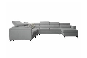 Galbally 5-sits Hörnbäddsoffa Ljusgrå - Products - Möbler - Soffa - Bäddsoffa - Hörnbäddsoffa