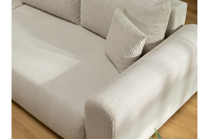 Handda Bäddsoffa med Divan 3-sits i Manchester - Rosa - Products - Möbler - Soffa - Bäddsoffa - Bäddsoffa divan