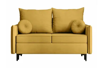 Knocklong 2-sits Bäddsoffa - Gul - Products - Möbler - Soffa - Bäddsoffa - Bäddsoffa längsbäddad