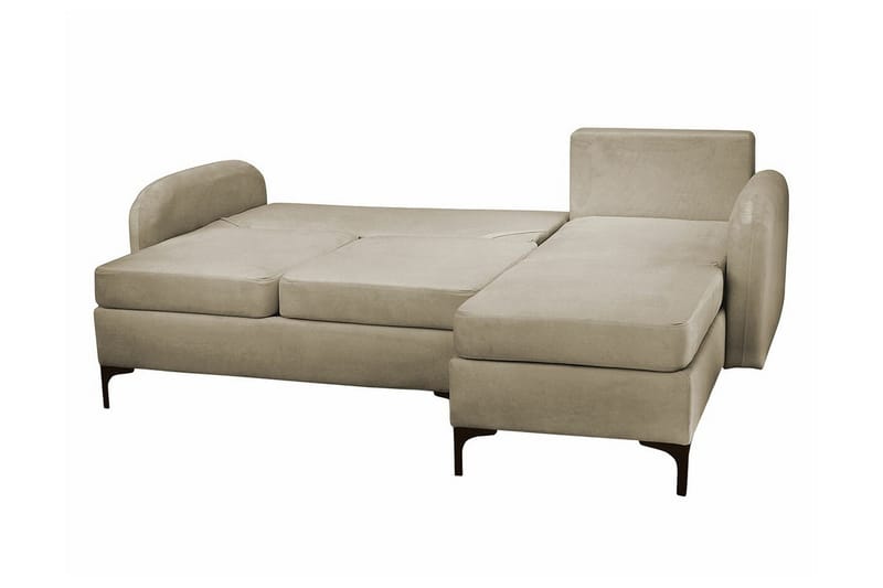 Knocklong 3-sits Hörnbäddsoffa Black - Products - Möbler - Soffa - Bäddsoffa - Hörnbäddsoffa