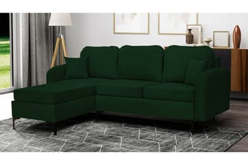 Knocklong 3-sits Hörnbäddsoffa Dark green - Products - Möbler - Soffa - Bäddsoffa - Hörnbäddsoffa