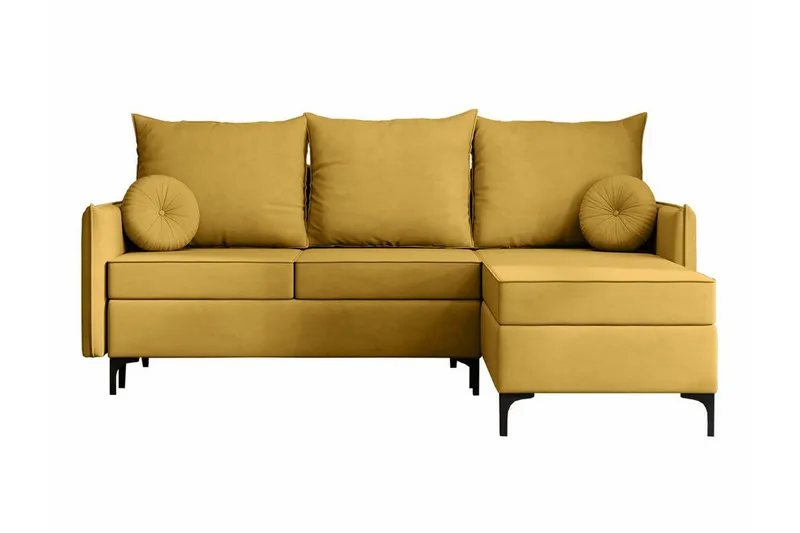 Knocklong 3-sits Hörnbäddsoffa, Gul