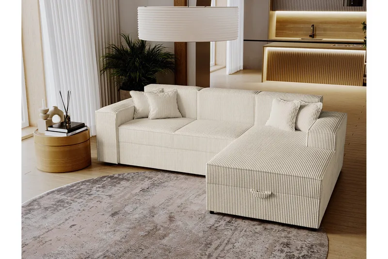 Knocklong 3-sits Hörnbäddsoffa - Products - Möbler - Soffa - Bäddsoffa - Hörnbäddsoffa