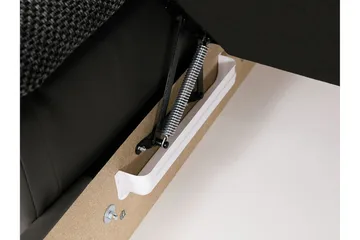 Niko U-Bäddsoffa 350x205x76 cm Divan Vänster - Grå - Products - Möbler - Soffa - Bäddsoffa - Bäddsoffa längsbäddad