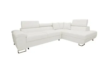Reginia 3-sits Hörnbäddsoffa White - Products - Möbler - Soffa - Bäddsoffa - Hörnbäddsoffa