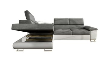 Reginia 4-sits Hörnbäddsoffa Light green - Products - Möbler - Soffa - Bäddsoffa - Hörnbäddsoffa