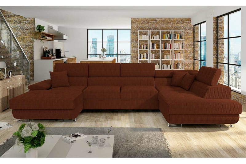 Reginia 4-sits Hörnbäddsoffa - Products - Möbler - Soffa - Bäddsoffa - Hörnbäddsoffa