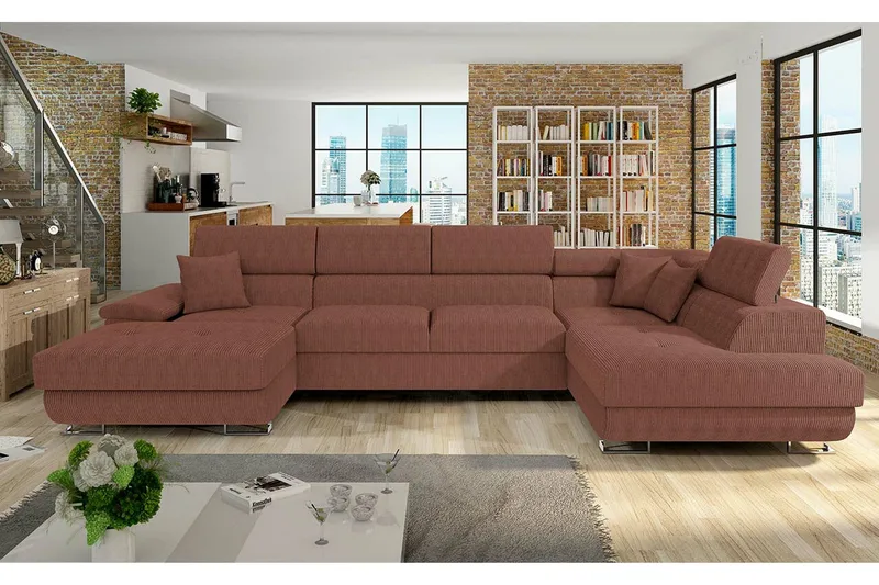 Reginia 4-sits Hörnbäddsoffa - Products - Möbler - Soffa - Bäddsoffa - Bäddsoffa divan