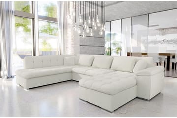 Sakri 5-sits Hörnbäddsoffa White - Products - Möbler - Soffa - Bäddsoffa - Bäddsoffa divan
