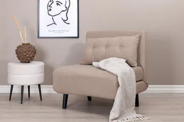 Vicky Bäddsoffa - Brun/Svart - Products - Möbler - Soffa - Bäddsoffa - Framåtbäddad bäddsoffa
