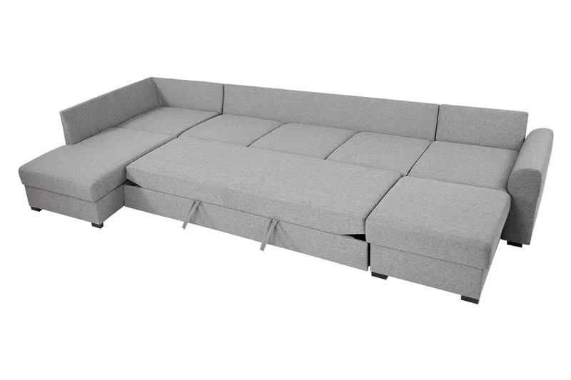 Wilma 6-sits Bäddsoffa - Grå - Products - Möbler - Soffa - Bäddsoffa - Bäddsoffa divan