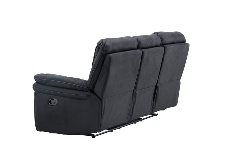 Saranda Reclinersoffa - Svart - Products - Möbler - Soffa - Biosoffa & reclinersoffa - 3 sits biosoffa & reclinersoffa