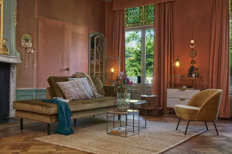 Lissbon Dagbädd Höger - Gul - Products - Möbler - Soffa - Dagbädd - Dagbädd dubbelsäng