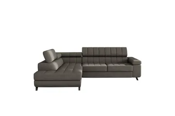 Amshyttan Soffa med Schäslong 3-sits, Brun