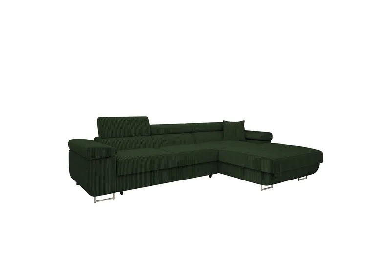 Gabina Soffa med Divan 3-sits, Grön