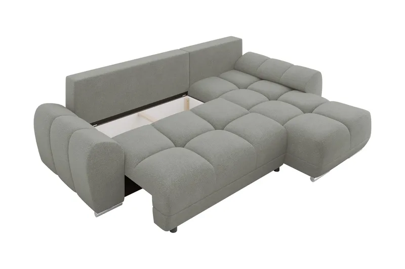 Simerly Soffa med Divan 3-sits - Mörkgrå - Products - Möbler - Soffa - Divansoffa & schäslongsoffa - 3 sits soffa med divan