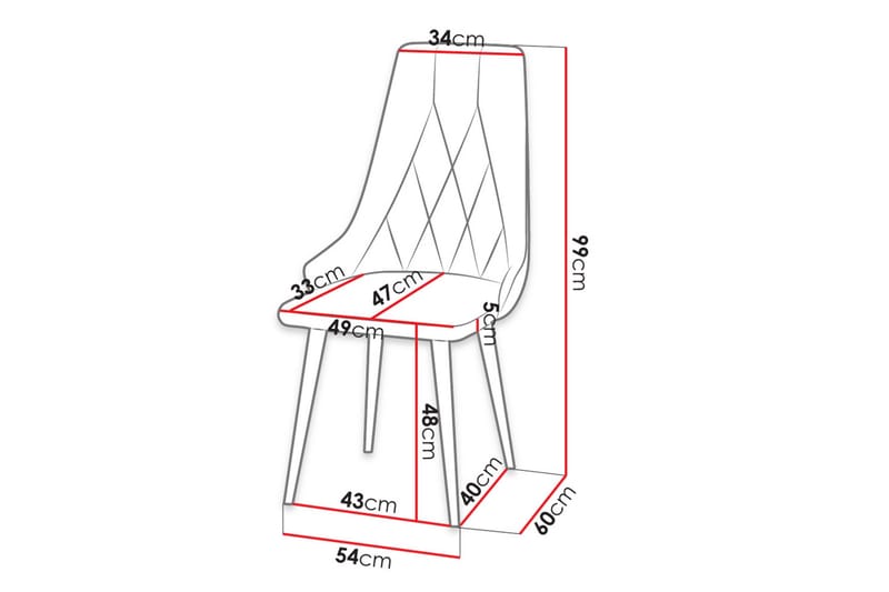 Aldbrough Matstol - Products - Möbler - Fåtölj & stolar - Matstol & köksstol