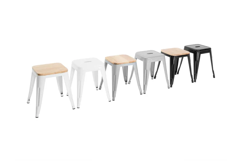 Amparo Pall - Grå - Products - Möbler - Fåtölj & stolar - Pall & puff