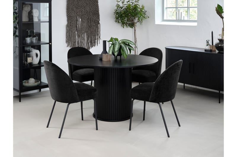 Arella Matstol - Svart - Products - Möbler - Fåtölj & stolar - Matstol & köksstol