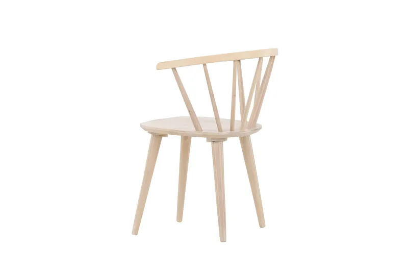 Bobby Karmstol med Armst öd - Vitlaserad / Gummiträ - Products - Möbler - Fåtölj & stolar - Karmstol